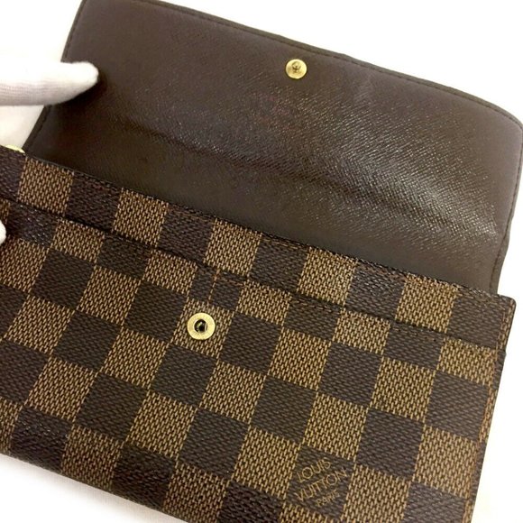 Louis Vuitton Damier Porte Feuille Sarah Long Bifo - Picture 5 of 11